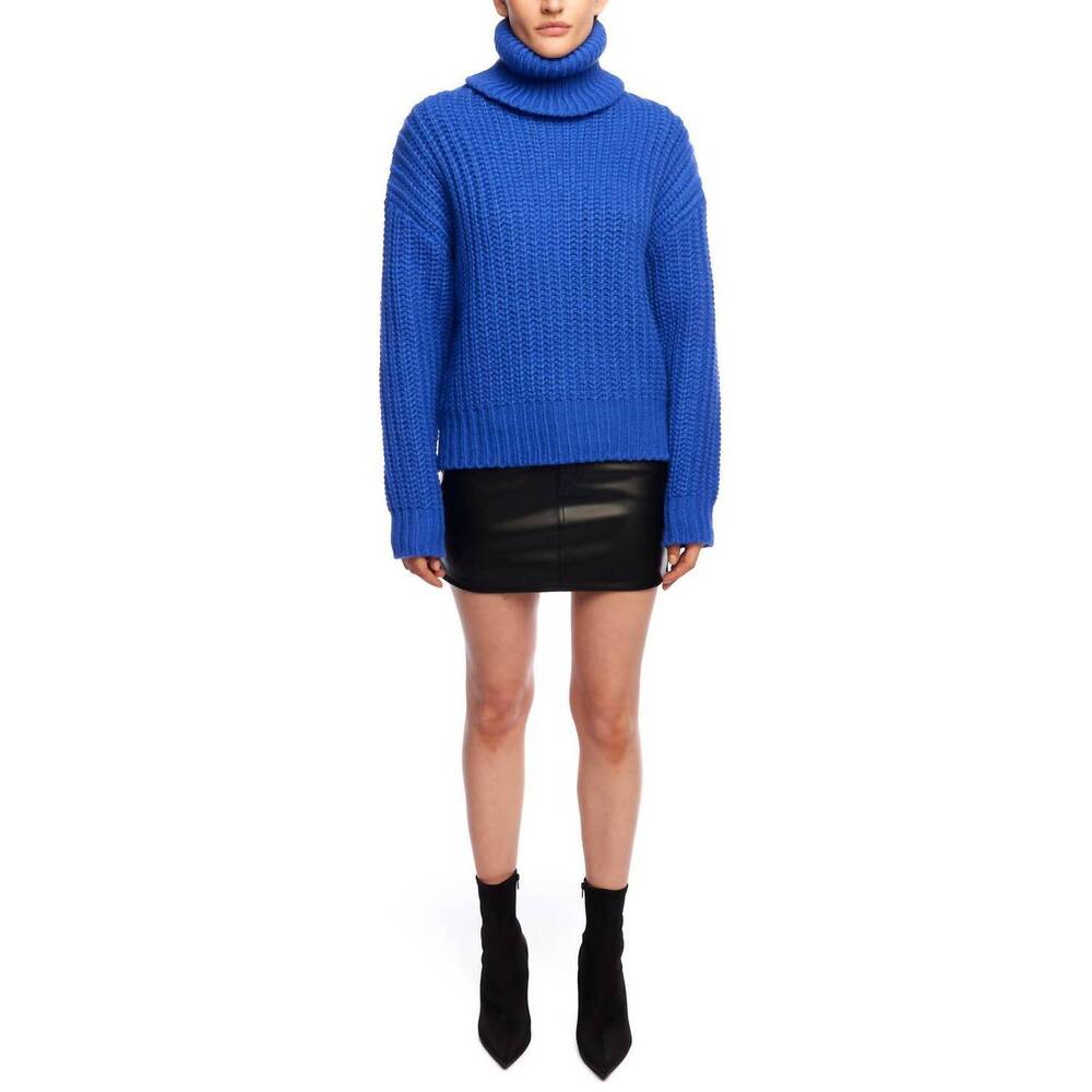 NEW LBLC THE LABEL jayden sweater in royal blue